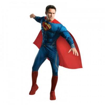Man of Steel Superman Deluxe Maskeraddräkt