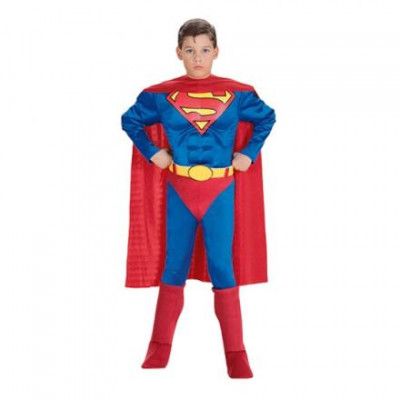 Superman med Muskler Barn Maskeraddräkt