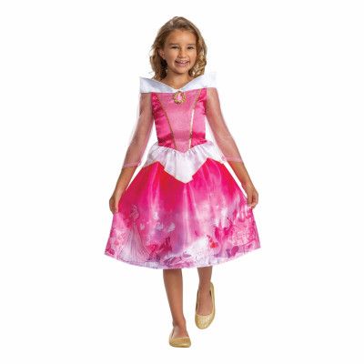 Disney Aurora Klänning Barn Maskeraddräkt - Small