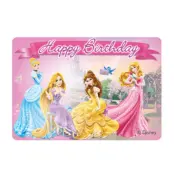 Tårtljus prinsessor 9 x 7 cm