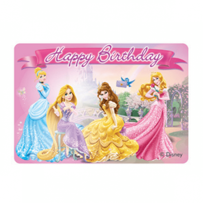 Tårtljus prinsessor 9 x 7 cm