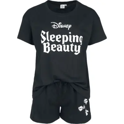 Törnrosa - Anime Pyjamas - Logo - S XXL - för Dam - svart