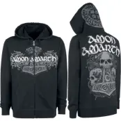 Amon Amarth Luvjacka - Thor's hammer - S 3XL - för Herr - svart