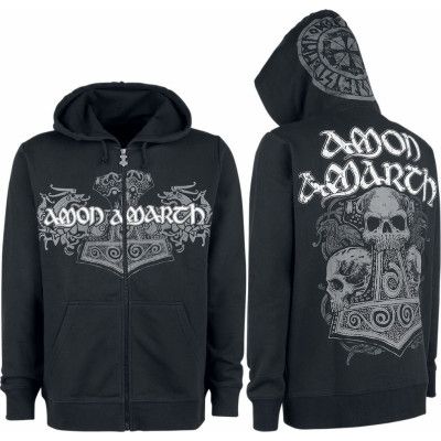 Amon Amarth Luvjacka - Thor's hammer - S 3XL - för Herr - svart