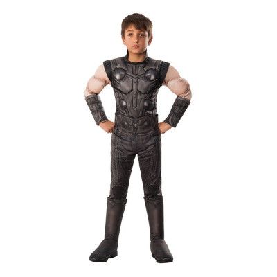 Thor med Muskler Barn Maskeraddräkt - Medium