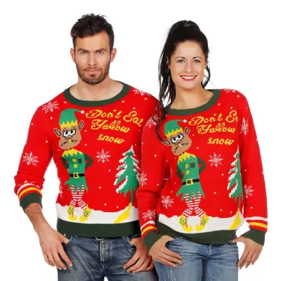 Dont Eat Yellow Snow Jultröja - Large