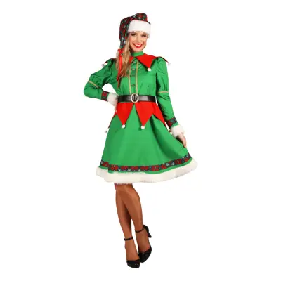 Elf Deluxe Dam Maskeraddräkt - Medium