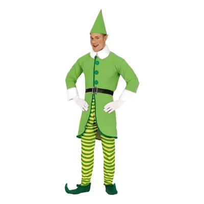 Elf Grön Maskeraddräkt - Medium