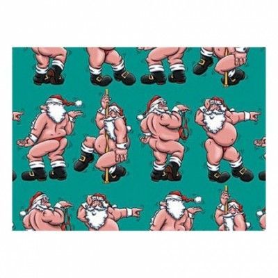Flashing Santa Presentpapper