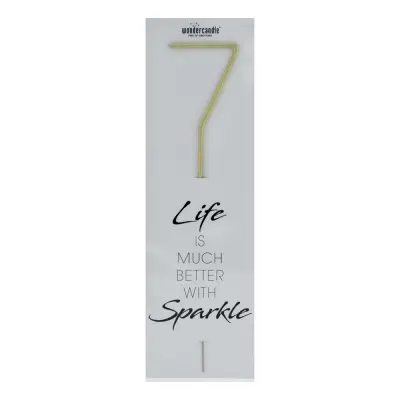 Gigantiskt Sifferbloss Guld - Siffra 7