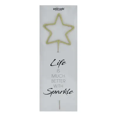 Gigantiskt Sifferbloss Guld - Stjärna