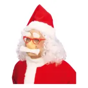 Glasögon Tomte med Lösnäsa och Mustasch
