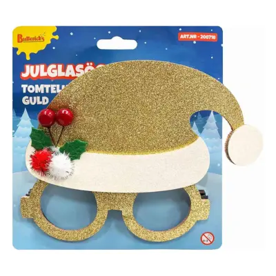 Glasögon Tomteluva Guld - One size