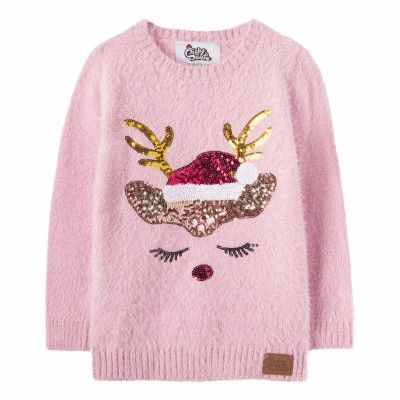 Glitter Ren Jultröja för Barn - 2-4 år (98/104)