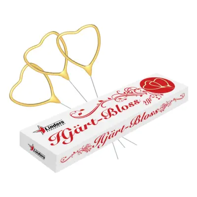 Hjärtbloss Guld - 4-pack