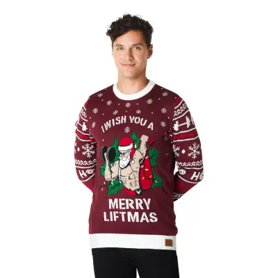 I Wish You A Merry Liftmas Jultröja - Medium