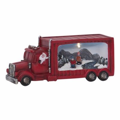 Juldekoration Tomtens Lastbil LED