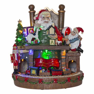 LED Juldekoration Tomtens Skrivbord