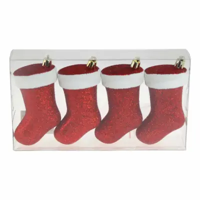 Julgranshänge Julstrumpa - 4-pack