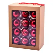 Julgranskulor Röd Mix - 24-pack