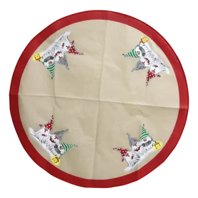 Julgransmatta med Tomtar