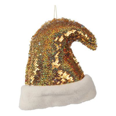 Julhänge Tomteluva - Guld Paljett