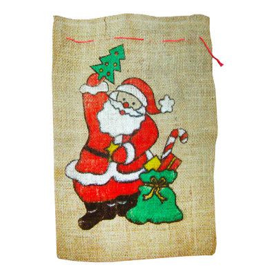 Julklappssäck Tomten