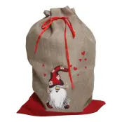 Julklappssäck Beige Knastomte