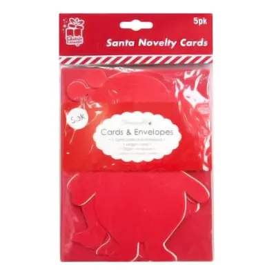 Julkort Tomte med Kuvert - 5-pack