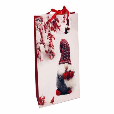 Julpåse Tomte med Hjärta - För Flaska