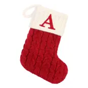 Liten Julstrumpa med Bokstav - Bokstav A
