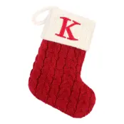 Liten Julstrumpa med Bokstav - Bokstav K