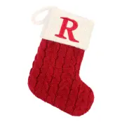 Liten Julstrumpa med Bokstav - Bokstav R