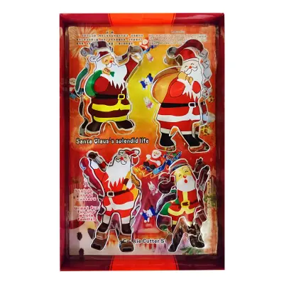 Kakformar Tomte - 4-pack