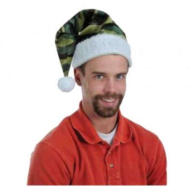 Kamouflagefärgad Tomteluva - One size