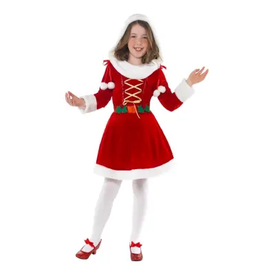 Miss Santa Barn Maskeraddräkt - Medium