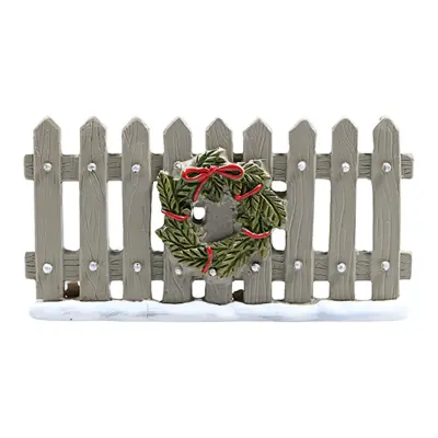 Nissedörr Staket med Krans