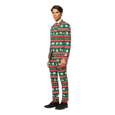 OppoSuits Festive Green Kostym - 46