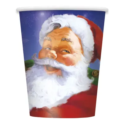 Pappersmuggar Gammaldags Tomte - 8-pack