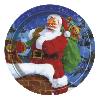 Papperstallrikar Gammaldags Tomte
