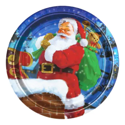 Papperstallrikar Jultomte