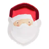 Papperstallrikar Tomte - 8-pack