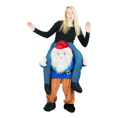 Piggyback Tomtegubbe Maskeraddräkt - One size