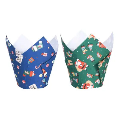 PME Cupcake Wrappers Tomteverkstad - 24-pack