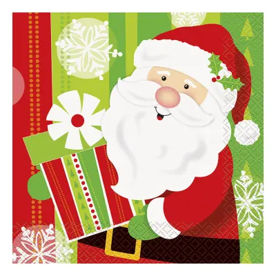 Servetter Glad Tomte - 16-pack