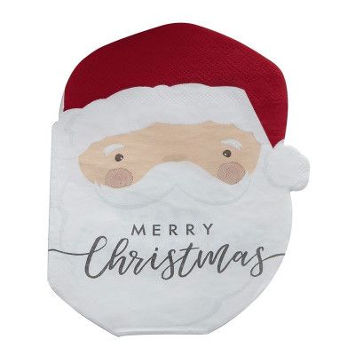 Servetter Merry Christmas Jultomte - 16-pack