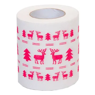 Toalettpapper med Julmotiv