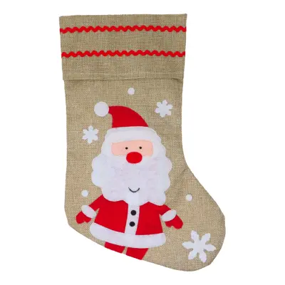 Tomte Julstrumpa Jute