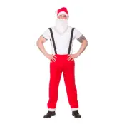 Tomtedräkt med Hängslen - One size