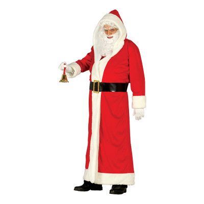 Tomterock med Skägg Tomtedräkt - One size